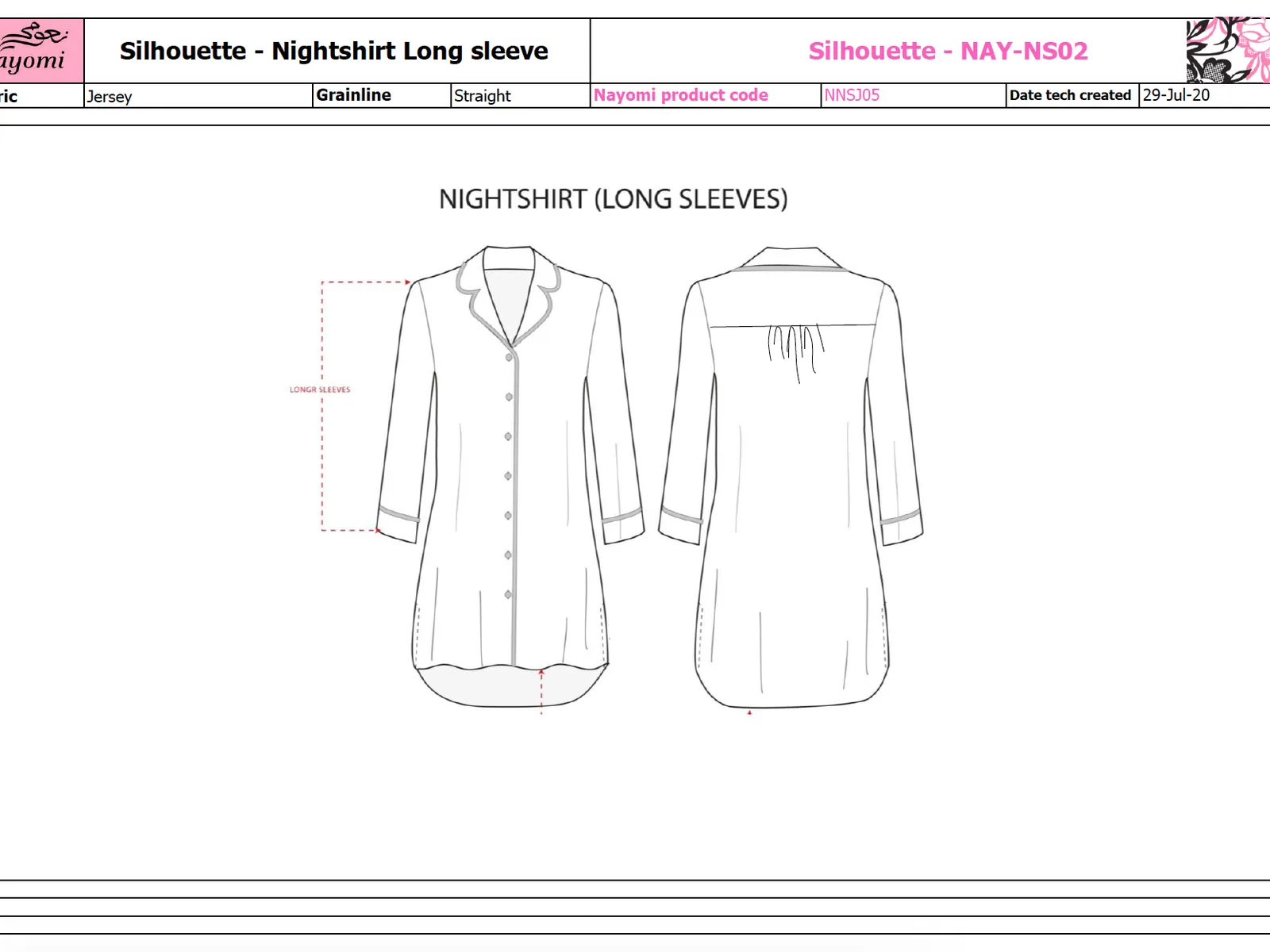 SLEEPWEAR TECH PACKS ·  2024